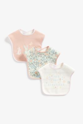 Mothercare Flutterby Toddler Bibs - 3 Pack