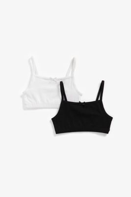 Black and White Crop Tops - 2 Pack