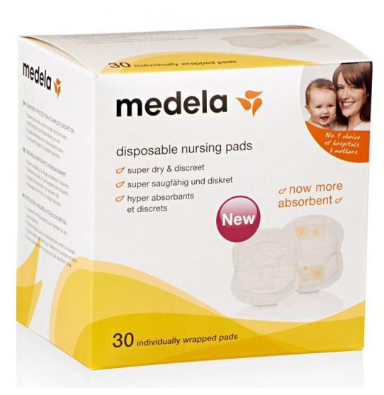 medela disposable nursing pads, 30 pcs – Mothercare Malta
