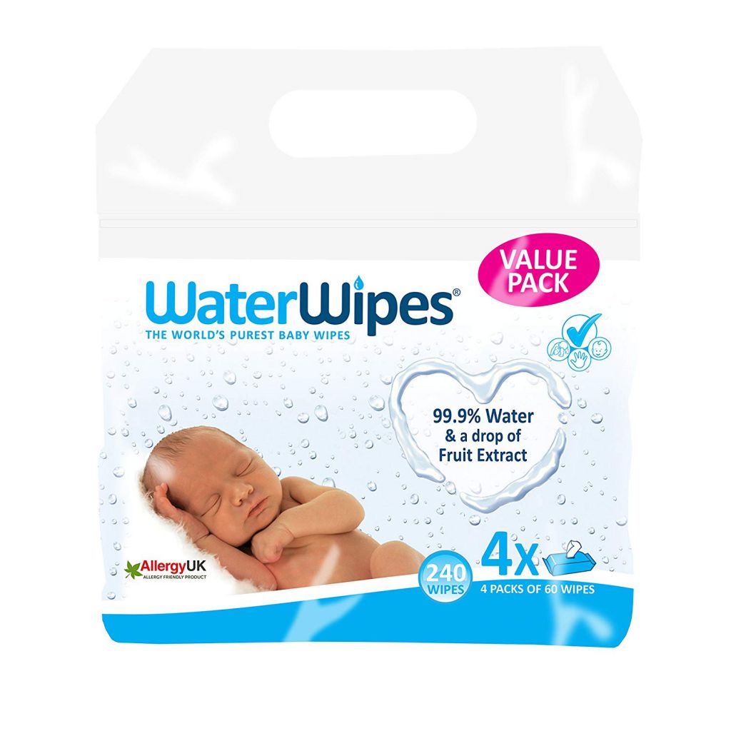 water wipes *value pack (4 Packs x 60 Wipes) – Mothercare Malta
